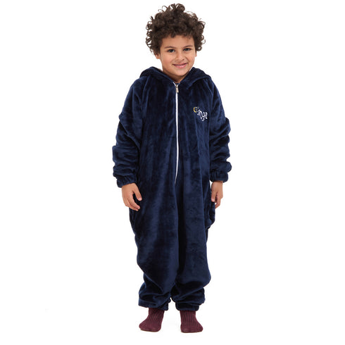 Snuggs Kids Blanket Onesie Dark Blue هلال رمضان